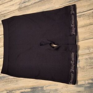 ✨ Juicy couture black biker shorts